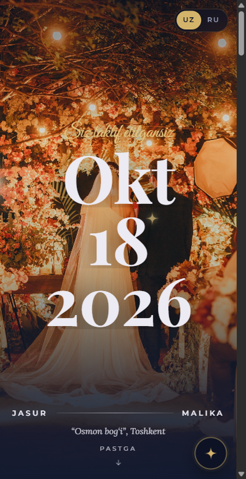 Yulduzlar ostida shabloni